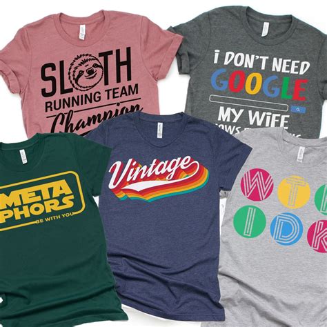 Funny graphic tees – A Thrifty Mom