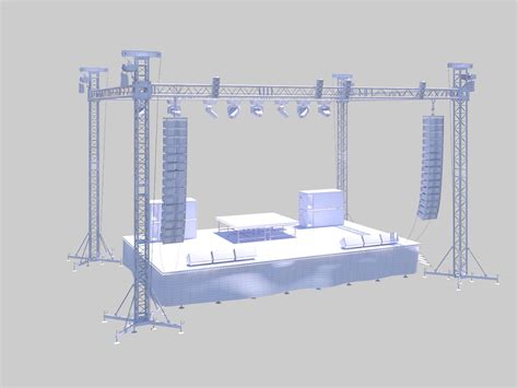 Concert Stage 3D Model $15 - .max - Free3D