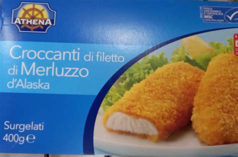 Croccanti Di Filetto Di Merluzzo D Alaska Athena Kalorie KJ A