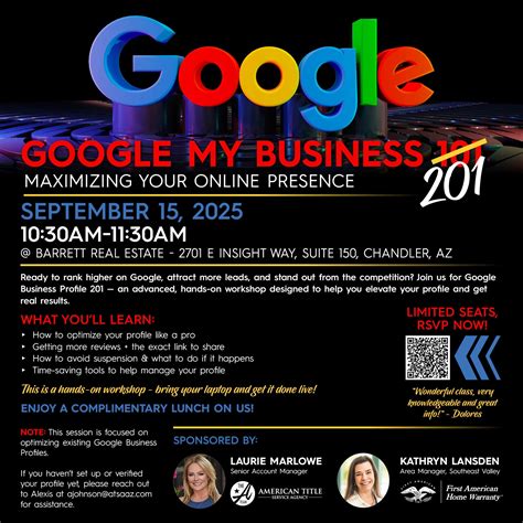 🔍 Google My Business 201 🚀 Maximizing Your Online Presence