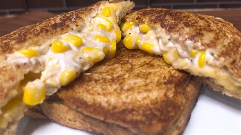 Simple Quick Cheese Corn Sandwich RecipeHow To Make Cheese Corn