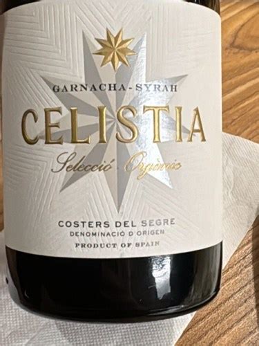 Celistia Selecció Orgánico Garnacha Syrah Vivino US