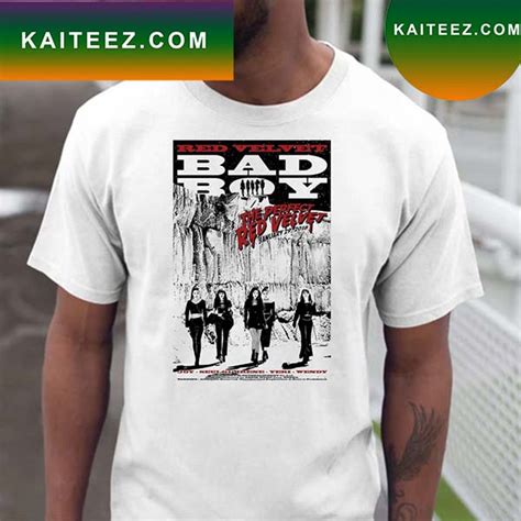 Red Velvet Bad Boy T-shirt - Kaiteez