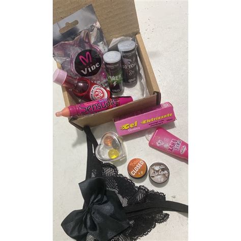 Kit Calcinha Tailandesa Sex Shop Erótico Adulto Casal Caixa 11 Produtos brinquedos sexual
