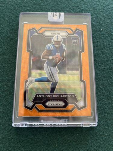 Panini Prizm Rookies Orange Wave Prizm Anthony Richardson