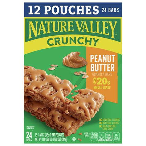 Save On Nature Valley Crunchy Granola Bars Peanut Butter 12 Ct Order