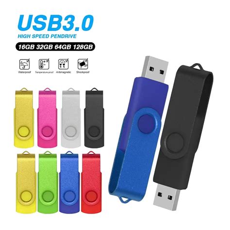 Rotation USB Flash Drive Pen Drives 8GB 16GB 32GB 64GB High Speed Usb