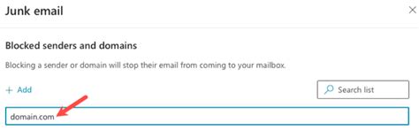 How To Block A Domain In Microsoft Outlook