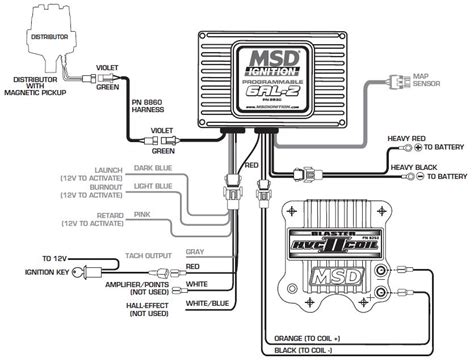 Msd 6al Wiring Diagram Parts