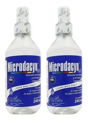 Microdacyn60 Solución 240ml X 2 Antiséptico Desinfectante Envío gratis