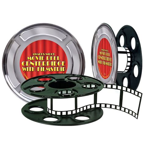 Movie Reel With Filmstrip Centerpiece Case Of 12 Movie Reels