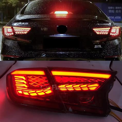 LED Tail Lights Assembly For Honda Accord 10th Gen 2018 2022 Dynamic