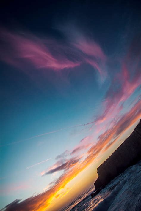 Wispy clouds at sunset by 5isalive on DeviantArt