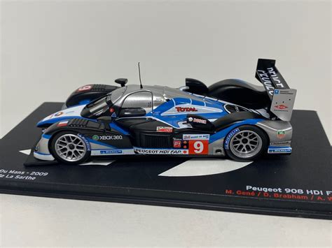 IXO 1 43 1 Voiture Miniature Peugeot 908 HDi FAP 9 Team Peugeot