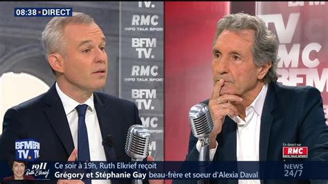 François de Rugy face à Jean Jacques Bourdin en direct