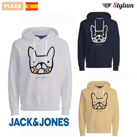 ULTIMAS TALLAS Jack Jones Hombre Sudadera Con Capucha Modelo 2022