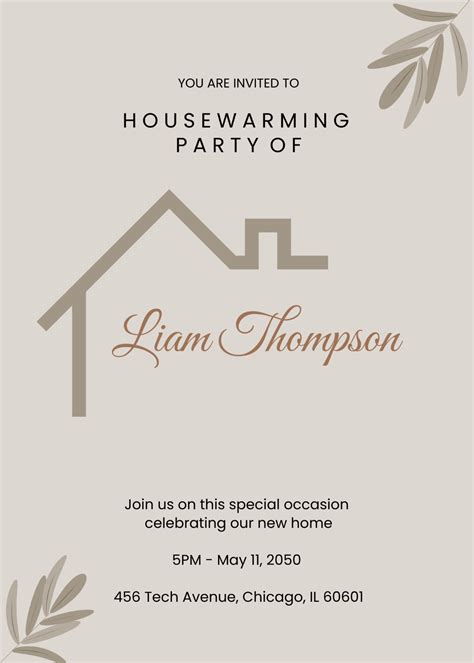 Free Editable Housewarming Invitation Template Edit Online And Download