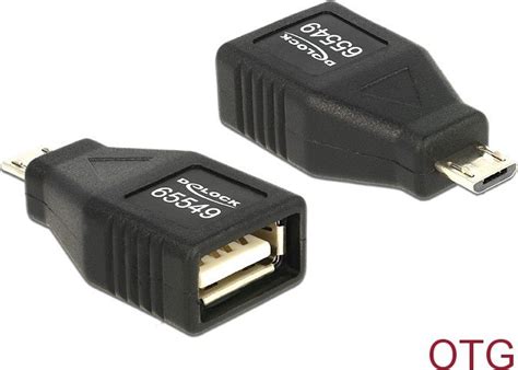 DeLOCK USB A Buchse Auf USB Micro B Stecker USB OTG Adapter 65549 Ab