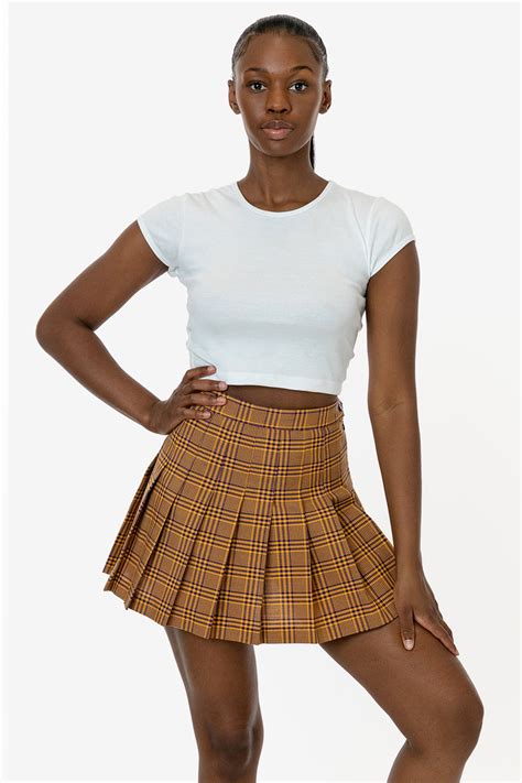 Rgb300p Plaid Tennis Skirt Los Angeles Apparel