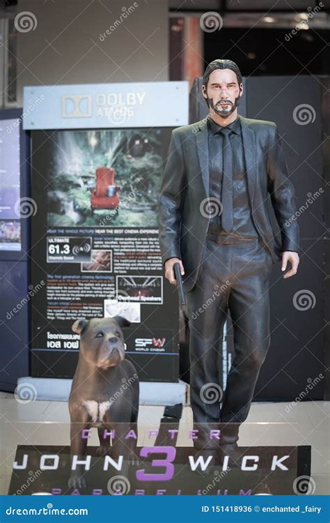 A Photo Of John Wick And His Pitbull Dog, Partner In Crime. Life Size ...