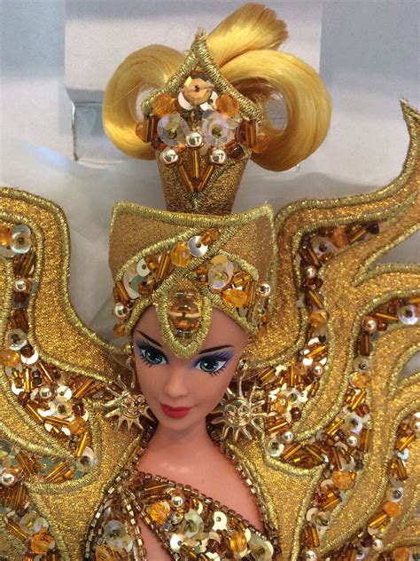 1995 Bob Mackie Goddess Of The Sun Barbie 14056 Original Box Ebay