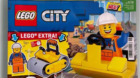 Lego City Magazin Nr 46 Mit Dampfwalze YouTube