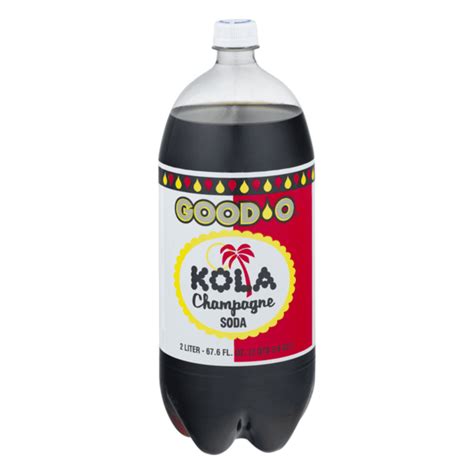Good O Kola Champagne Soda Netwt 2 Liter Champagne Soy Sauce Bottle