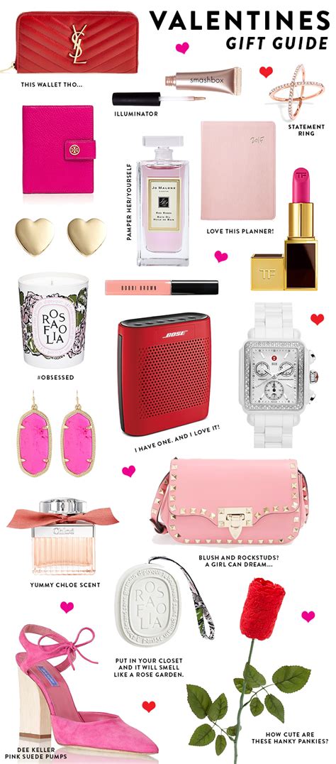 red and pink gift guide