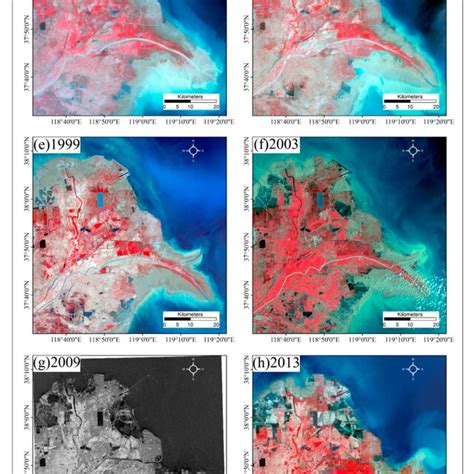 Optical False Color Composite Images Derived From Landsat Mss Band