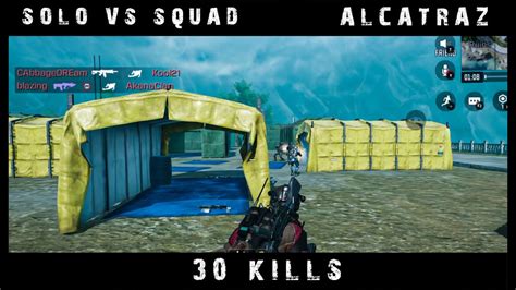 30 Kills Solo Vs Squad Intense Clutch In Call Of Duty ALCATRAZ