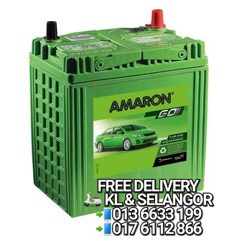 Ns S Ls L Lst St Amaron Go Bateri Kereta Car Battery Shopee