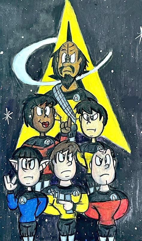 Star Trek characters lineup : r/SciFiArt