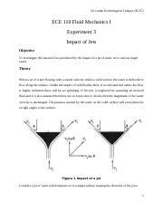 Experiment Impact Of Jet Docx Sri Lanka Technological Campus Sltc