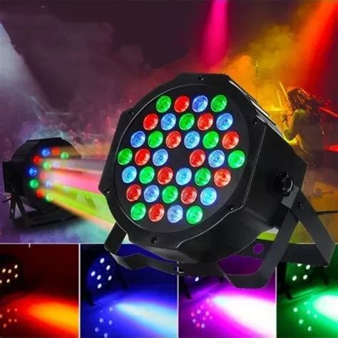 Cañon De Leds 36x1 Par Audio Rítmico Multicolor Fiestas Cuotas sin