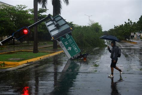 Beryl weakens to tropical storm after landfall in Mexico as storm heads ...