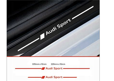 AUDI Sport naklejka na listwę progową TYLNĄ TYŁ porównaj ceny