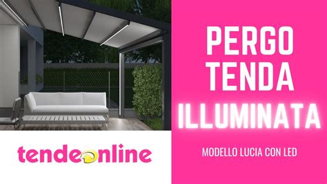 Pergotenda Con Luci LED Tende Online YouTube