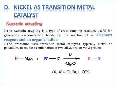 Transition Metal And Organo Catalysis Ppt