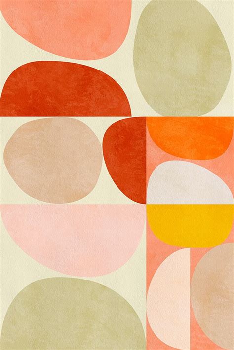 Pastel Geometry Poster Print Bre Ana Rut 24 X 36 Walmart