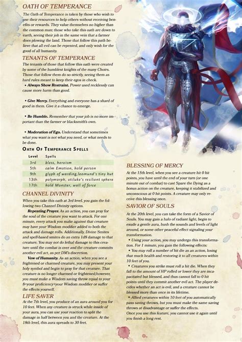 List Of 5e Homebrew Classes Rytetest