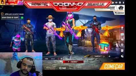 Free Fire Ao Vivo Jogando Inscritos Live Ff Jogando Rank E Cs