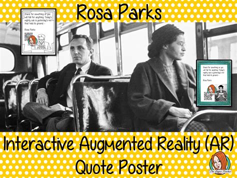 Rosa Parks Interactive Quote Poster | Teaching Resources