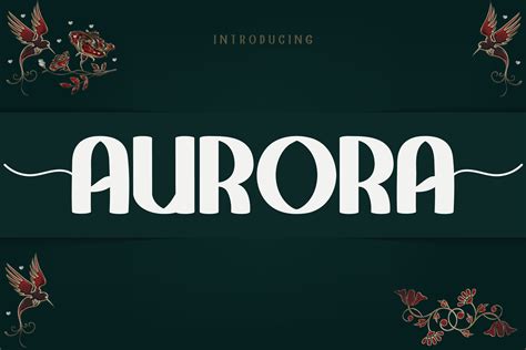 Aurora Font By Mistydesigns · Creative Fabrica