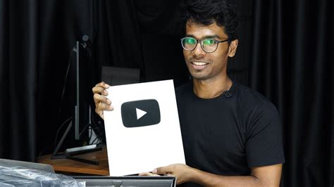 Silver Play Button Unboxing Thank You YouTube