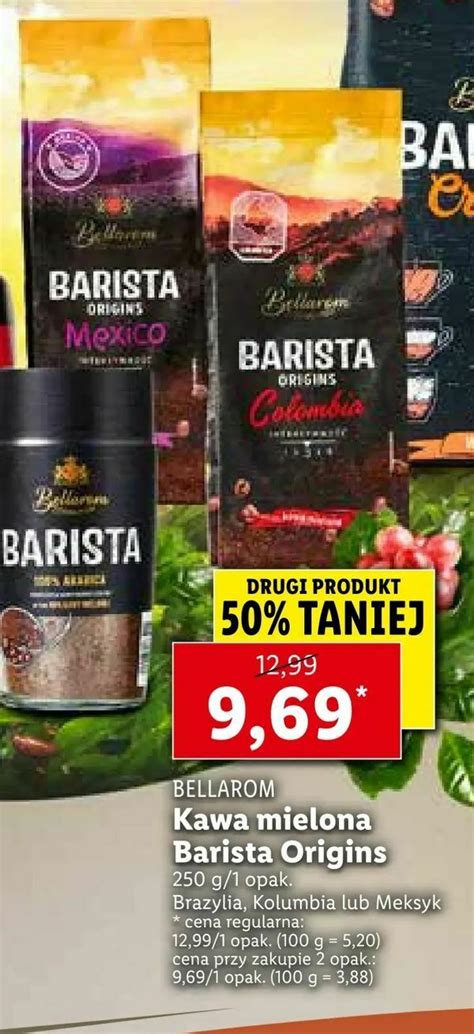 Promocja Kawa Mielona Barista Origins W Lidl