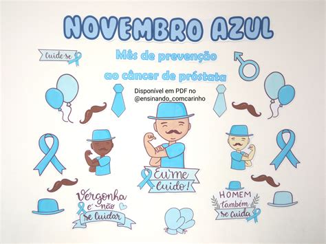 Pdf Novembro Azul Professora Cris Ensinando Carinho