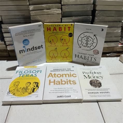 Jual Buku Motivasi Mindset Atomic Habits Filosofi Teras The