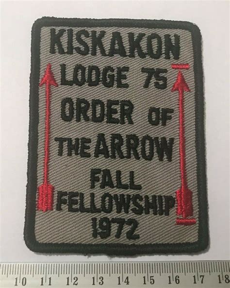 OA Lodge 75 Kiskakon EX1972 Fall Fellowship Anthony Wayne Indiana Boy