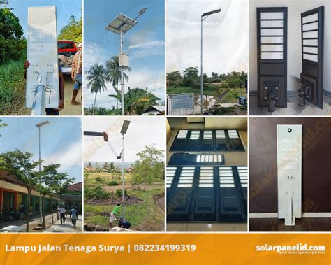 Contoh Pemasangan Lampu Jalan Tenaga Surya Jawa Barat Solarpanel Id