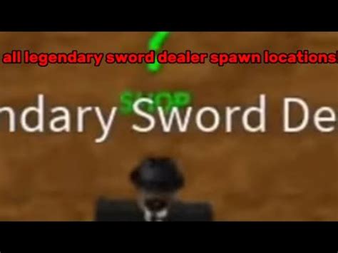 All Legendary Sword Dealer Spawn Locations In Blox Fruits Youtube